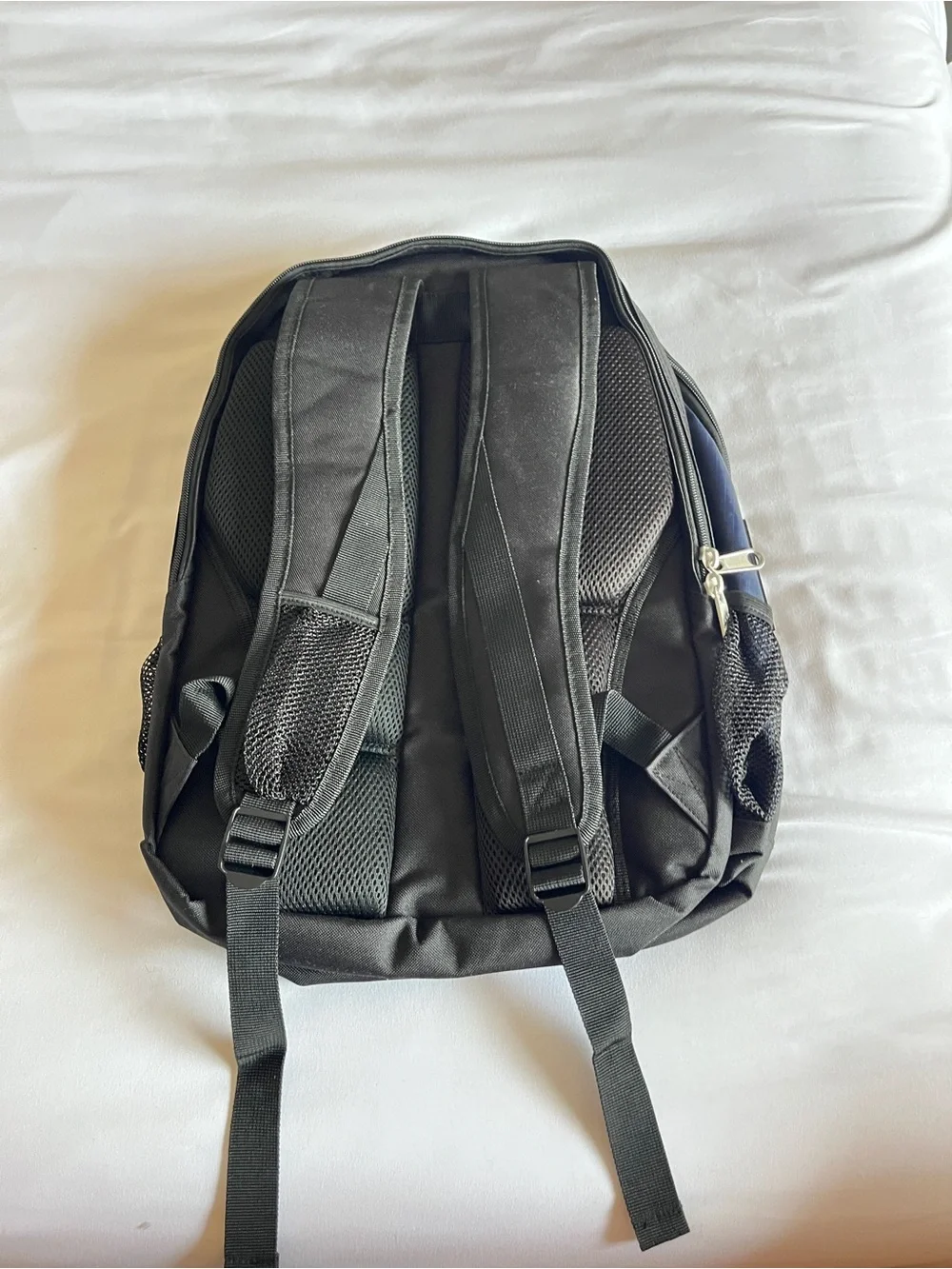 Brand New Triple Play Backpack Black Blue Large School Travel Daypack